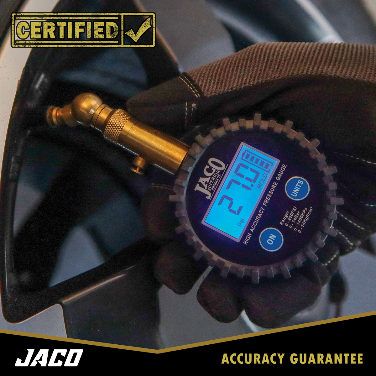 JACO Digital Tire Pressure Gauge
