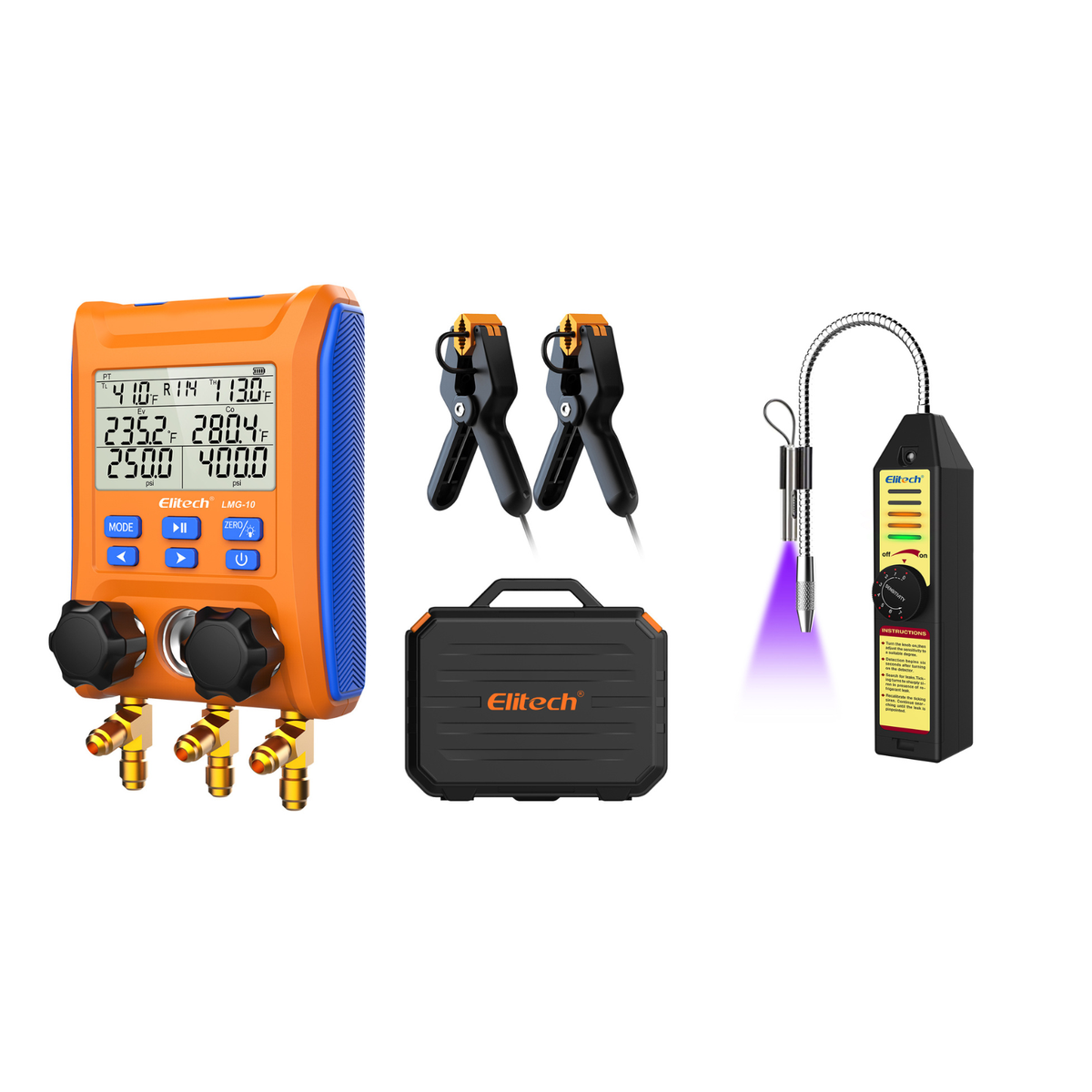 Elitech HVAC Digital Manifold Gauge