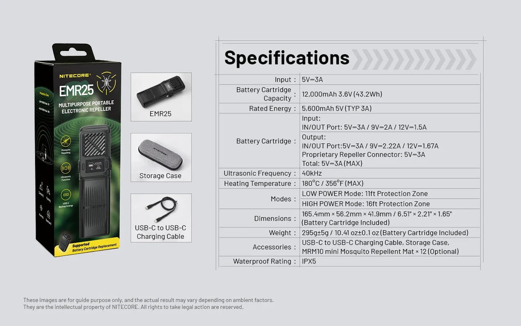 Nitecore Electronic Mosquito Repeller and Power Bank