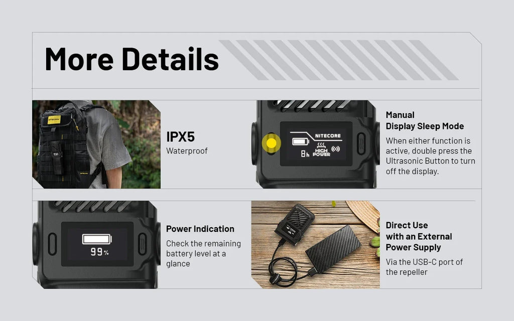 Nitecore Electronic Mosquito Repeller and Power Bank