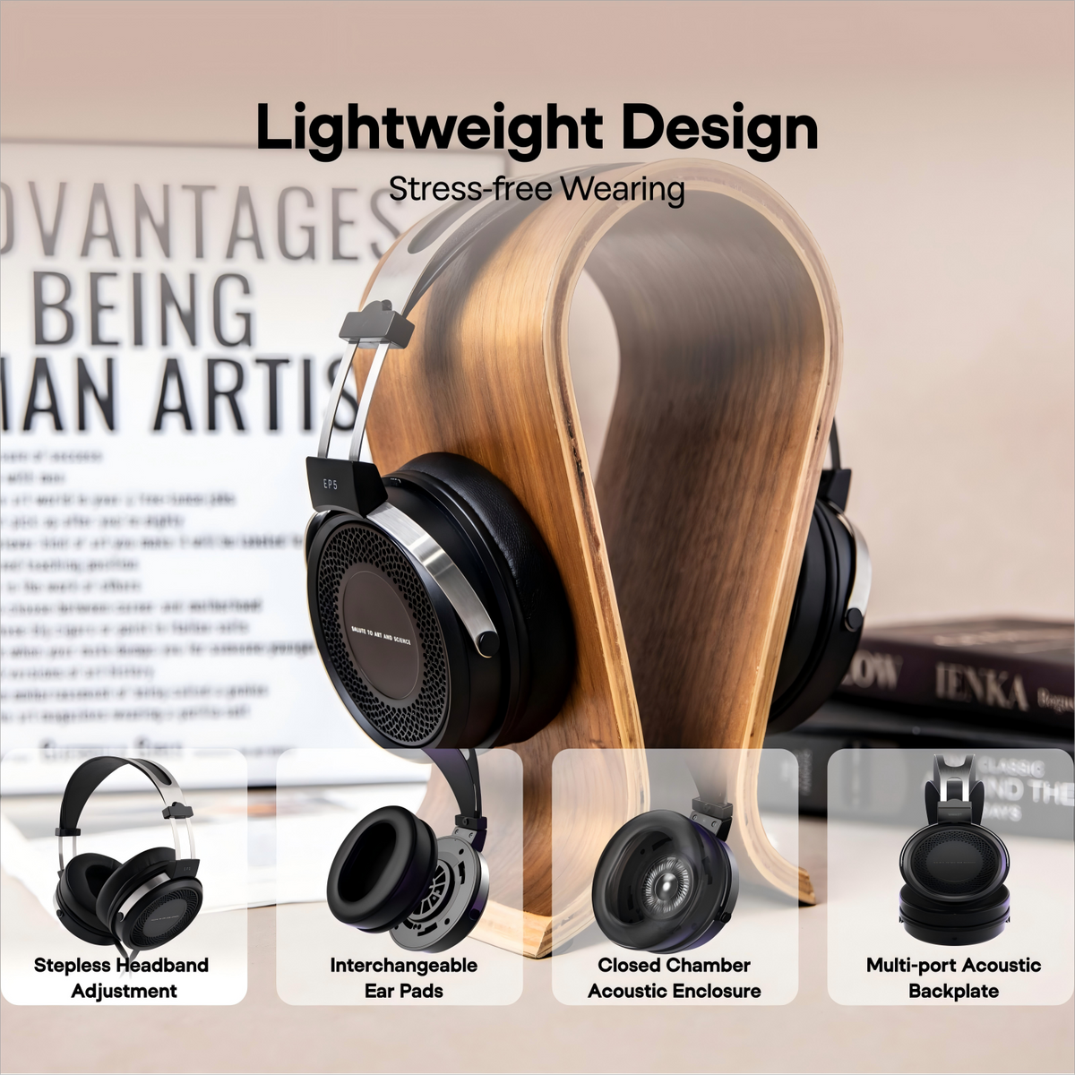 SIMGOT Wired Over-Ear Headphones