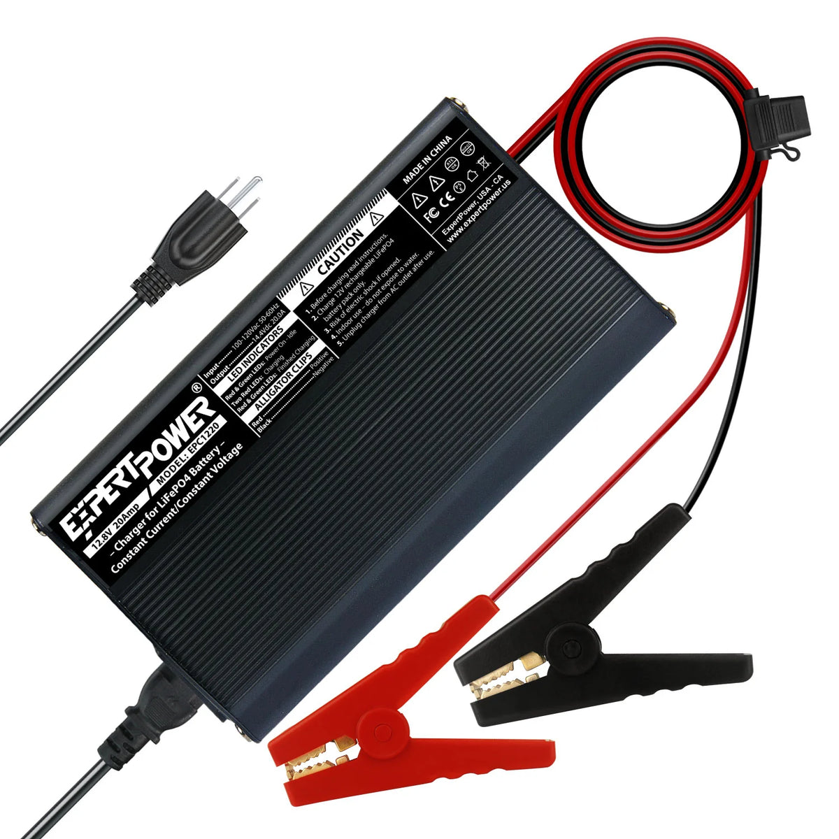 ExpertPower Direct LiFePO4 Battery Charger