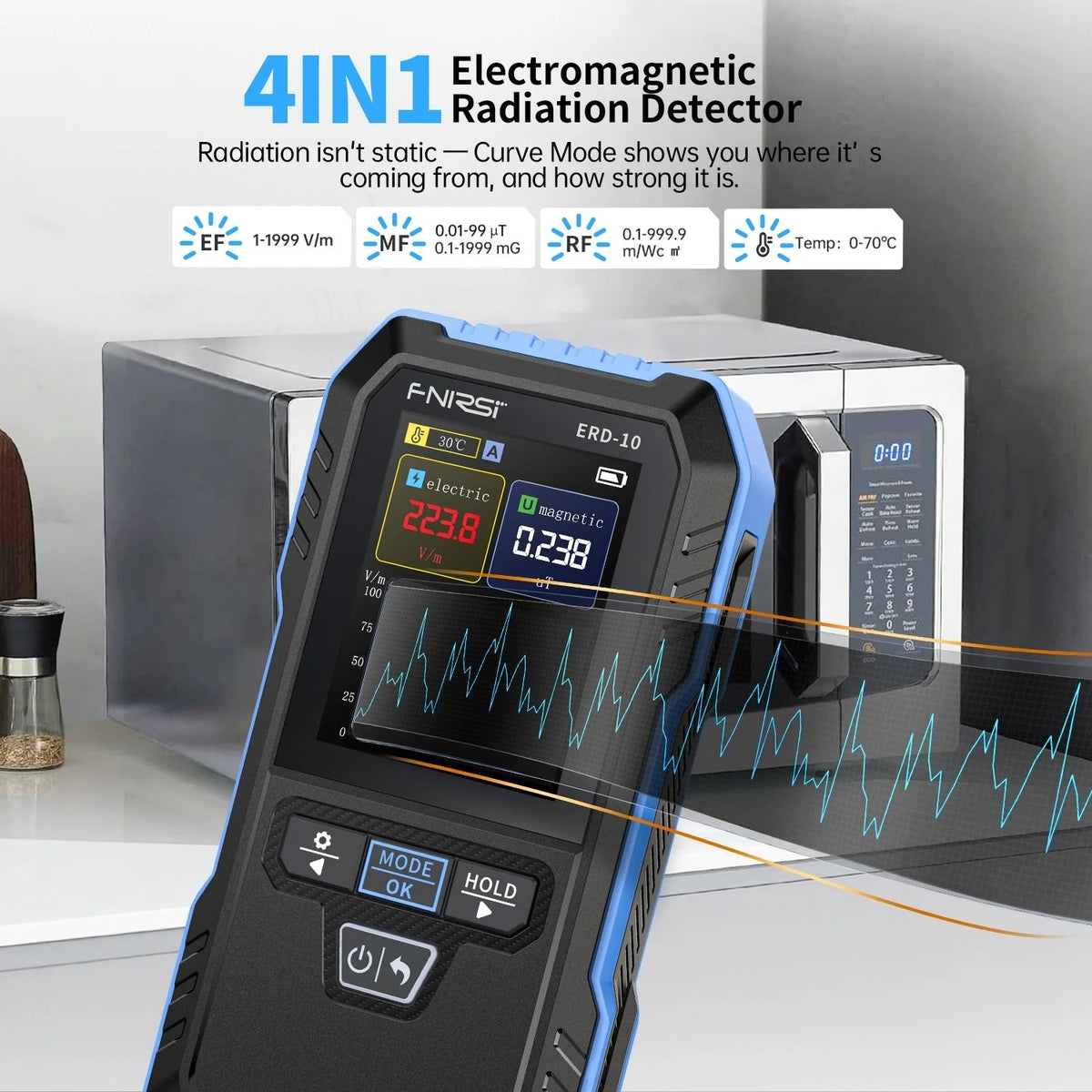 FNIRSI Electromagnetic Field Meter