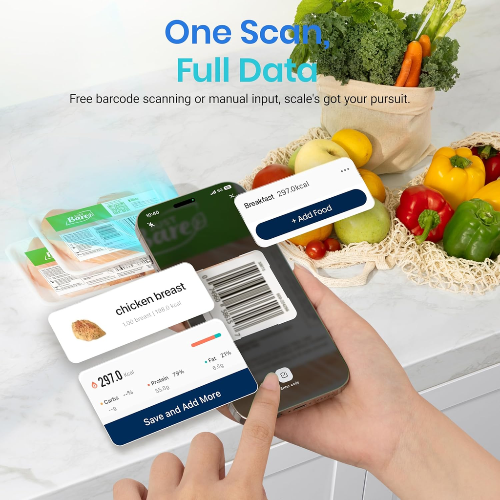 Etekcity Smart Nutrition Kitchen Scale