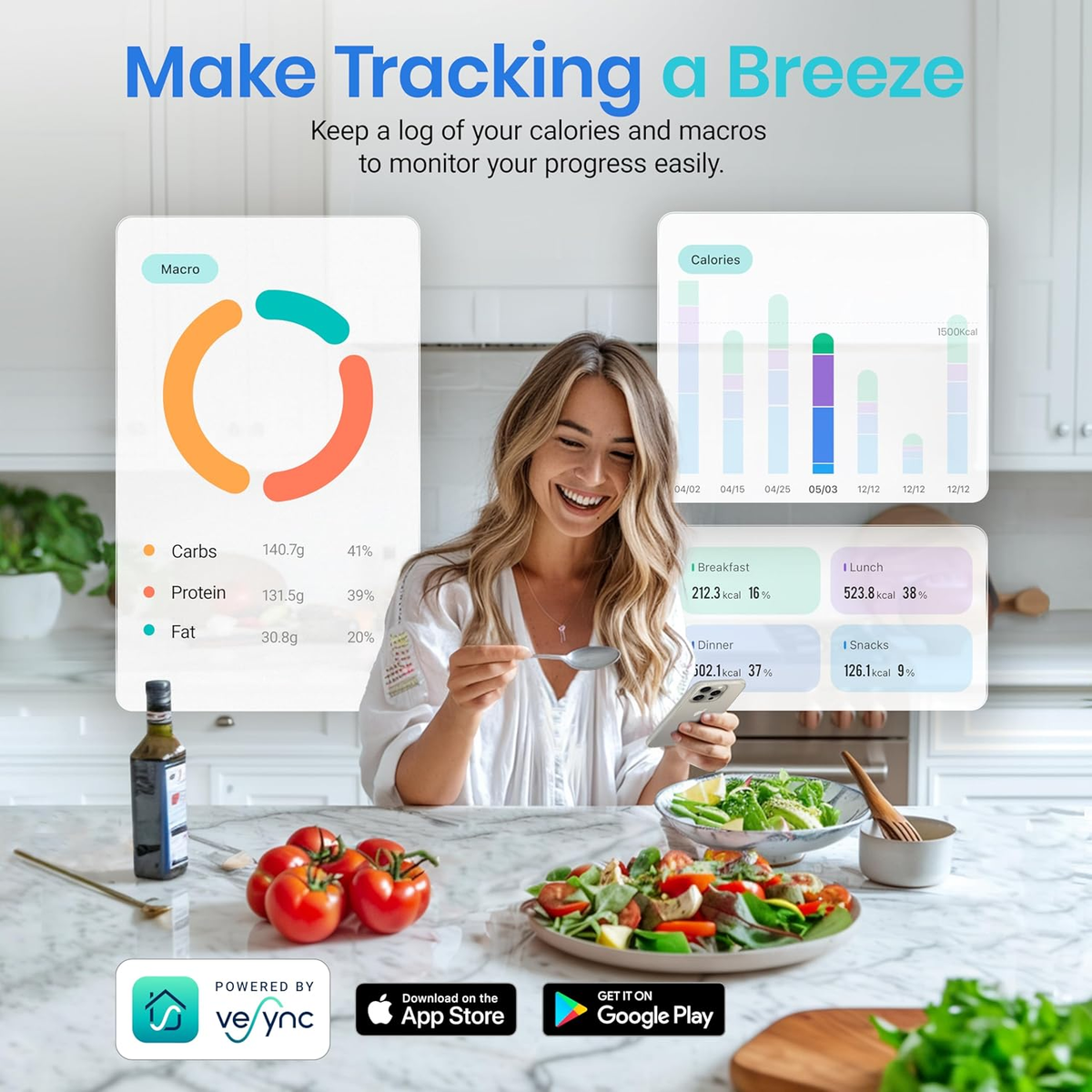 Etekcity Smart Nutrition Kitchen Scale