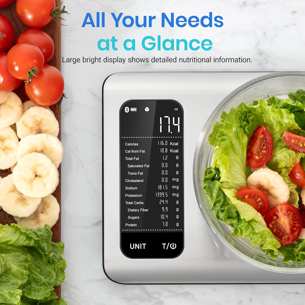 Etekcity Smart Nutrition Kitchen Scale