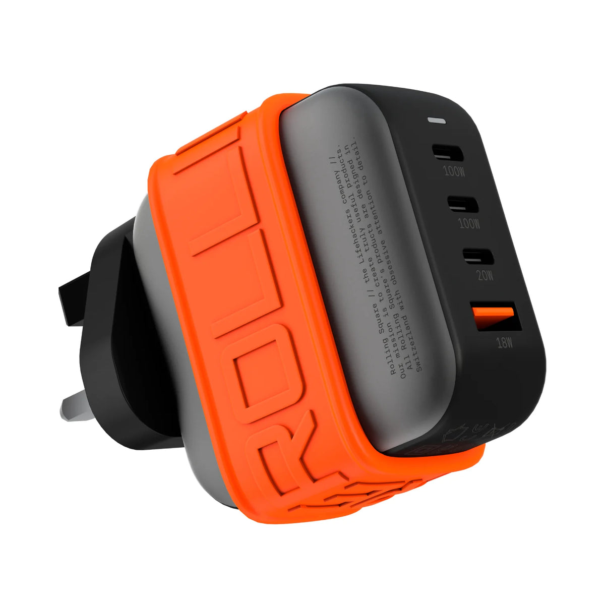 Rolling Square USB Wall Charger