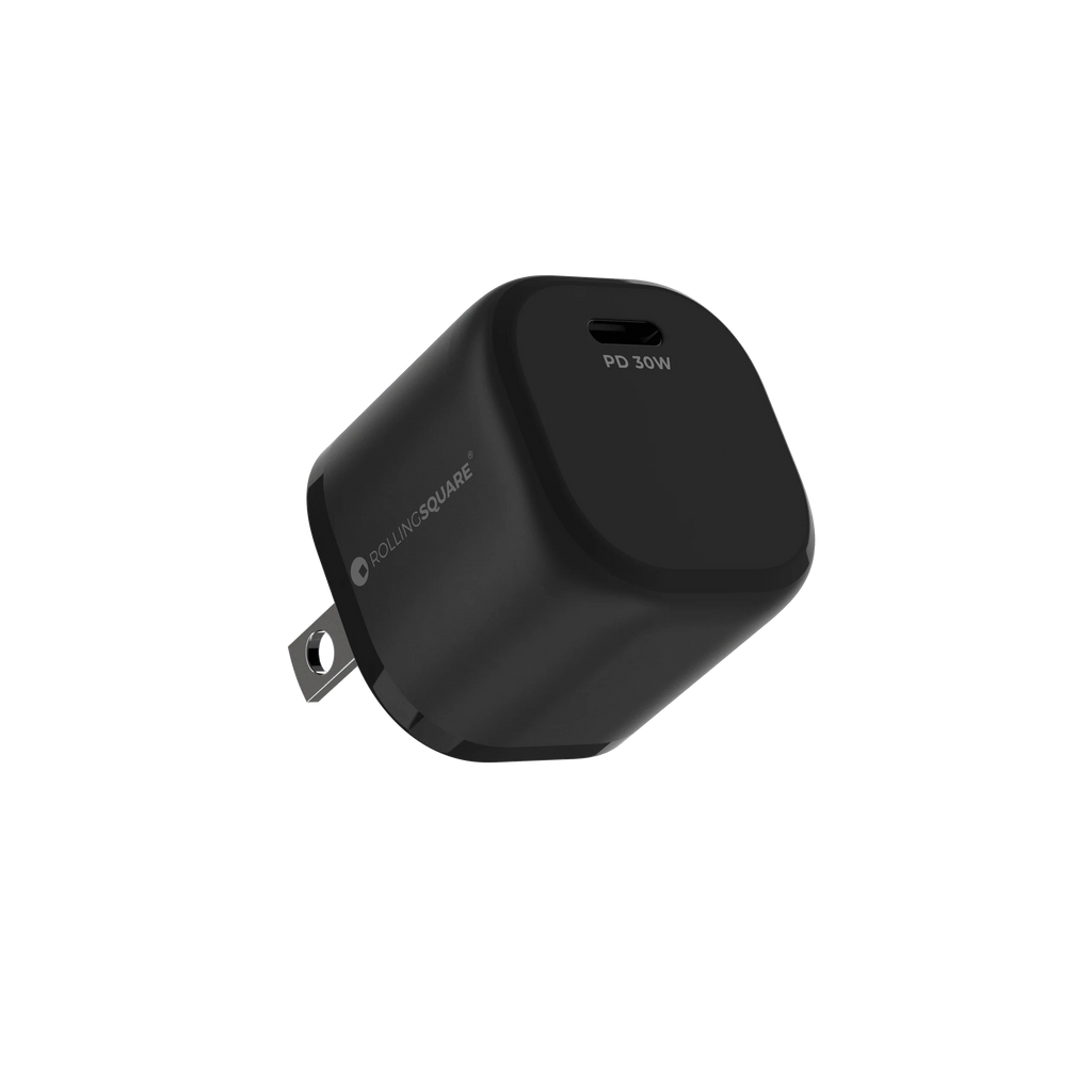 Rolling Square Single-Port GaN USB-C Wall Charger