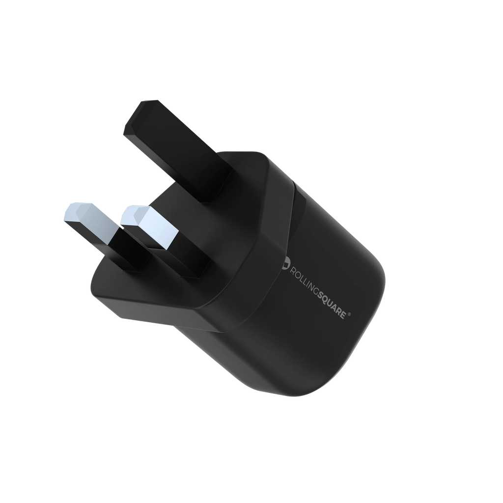 Rolling Square Single-Port GaN USB-C Wall Charger