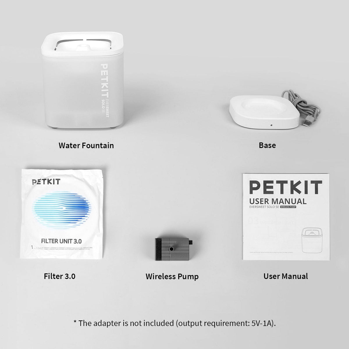 Easy-to-use & No App Required Pet Water Fountains