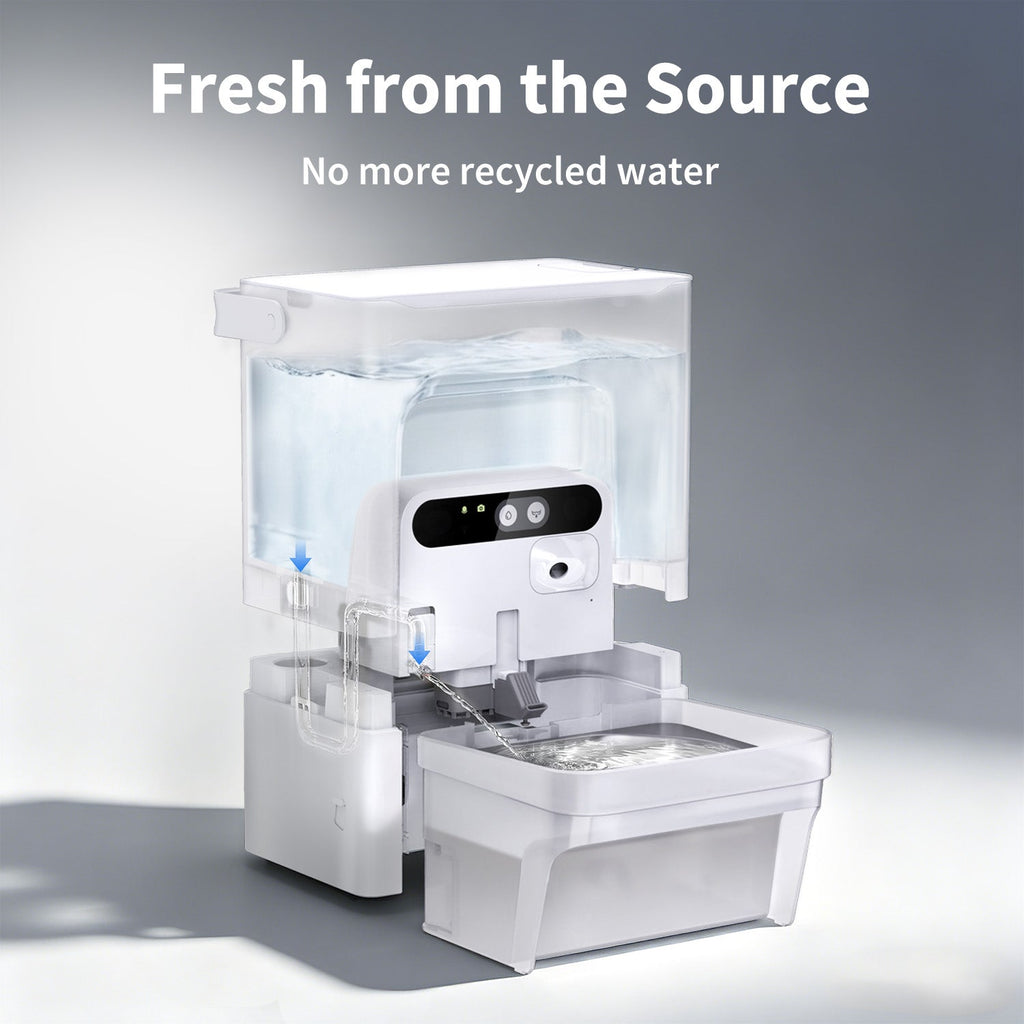 AI Camera & Maximum Hygiene Smart Pet Water Fountain