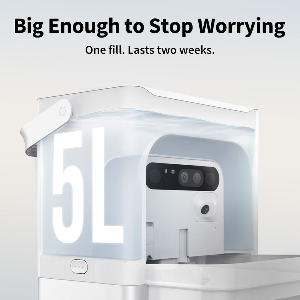 AI Camera & Maximum Hygiene Smart Pet Water Fountain