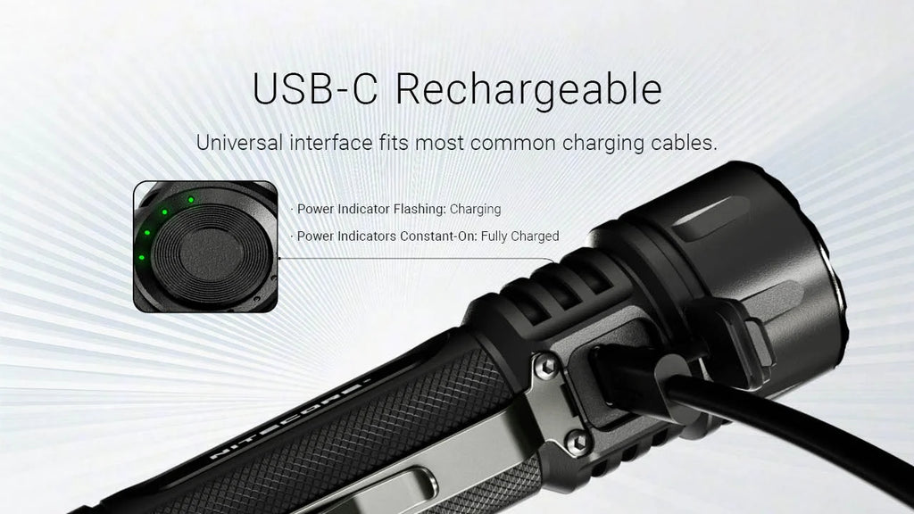 Nitecore USB-C Rechargeable Flashlight