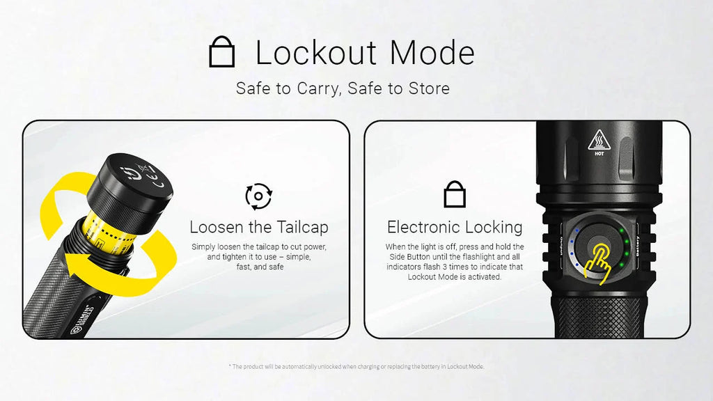 Nitecore USB-C Rechargeable Flashlight