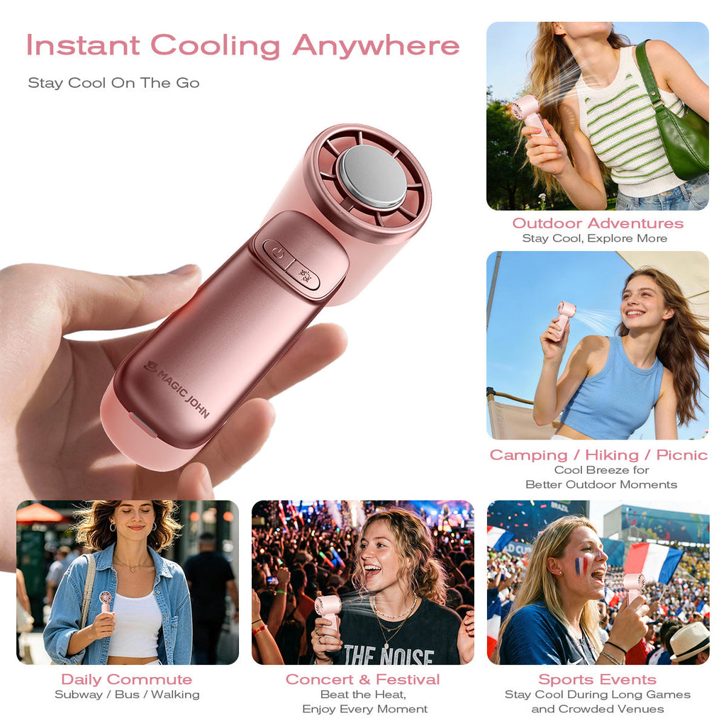 MAGIC JOHN Portable Handheld Fan