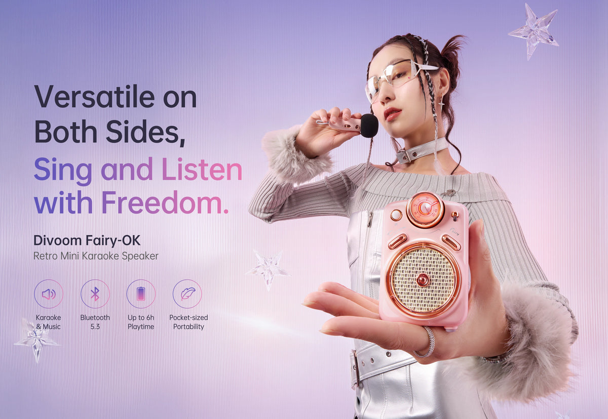 Divoom International Portable Karaoke Speaker
