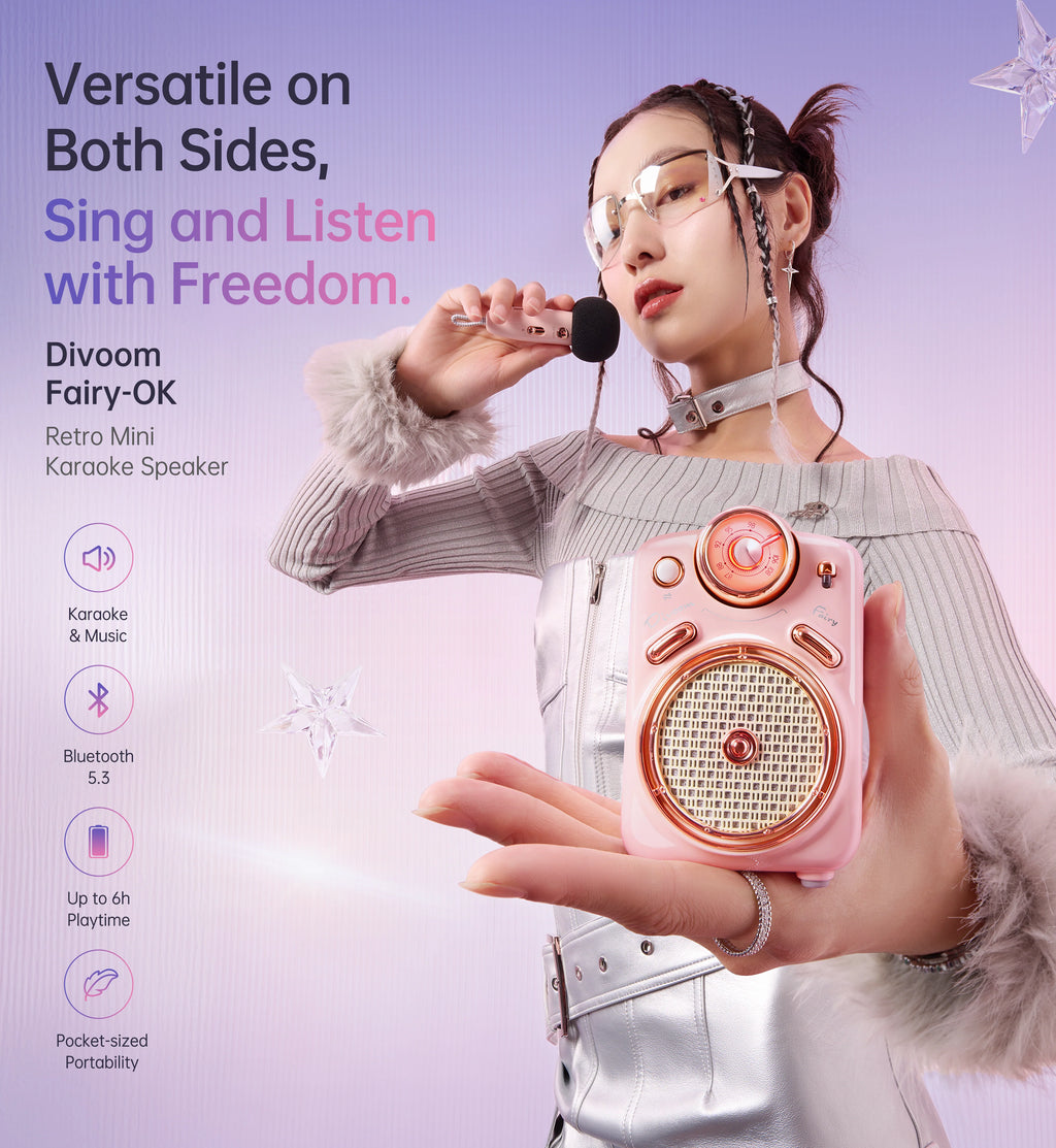 Divoom International Portable Karaoke Speaker