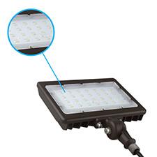 Wen Lighting Adjustable Knuckle-Mount LED Flood Light