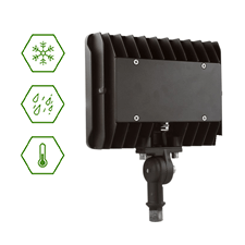 Wen Lighting Adjustable Knuckle-Mount LED Flood Light