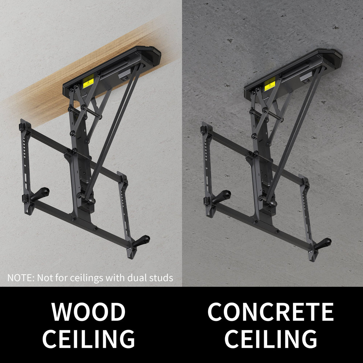 VIVO Motorized Ceiling Television Mounts