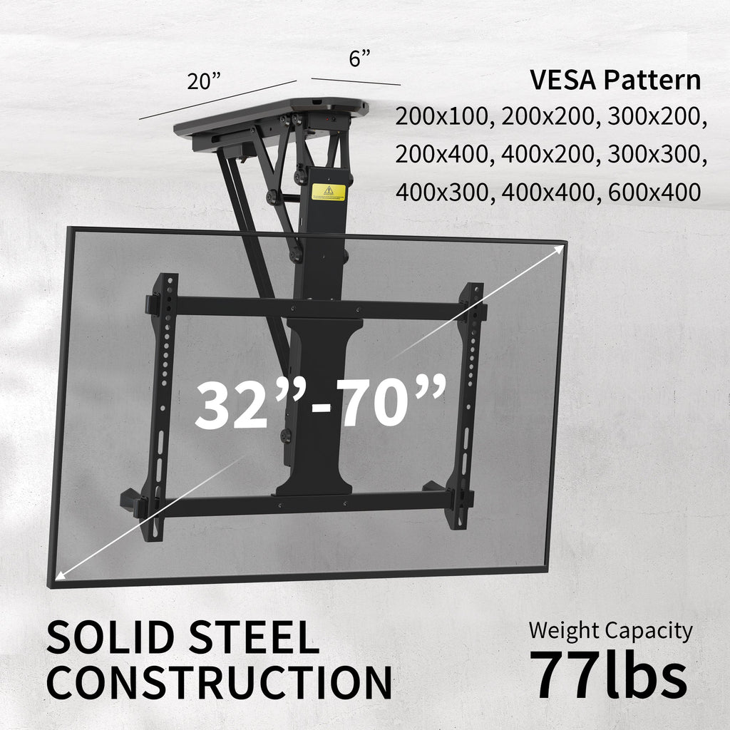 VIVO Motorized Ceiling Television Mounts