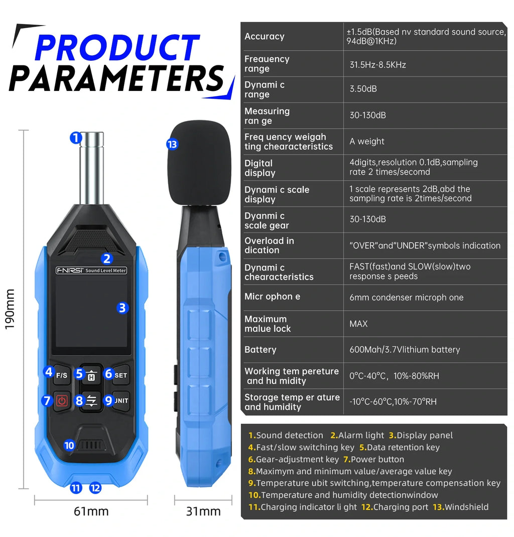 FNIRSI Sound Level Meter
