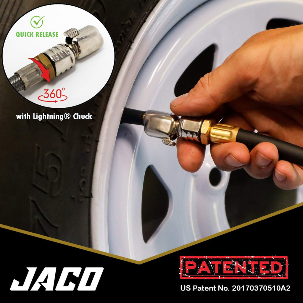 JACO Digital Tire Inflator Gauge
