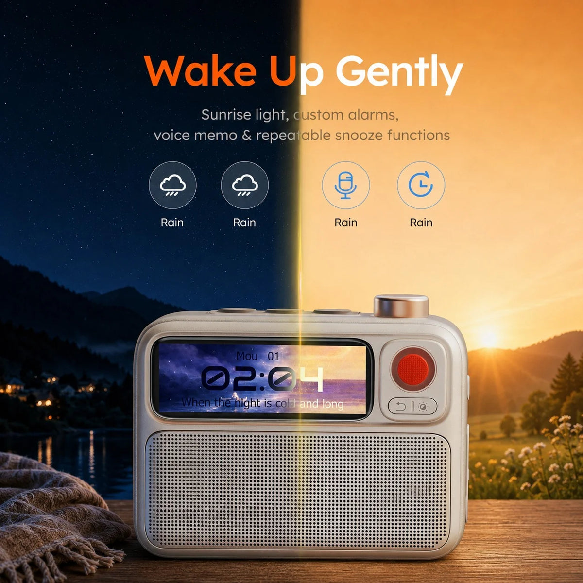 Divoom International Bedside Bluetooth Speaker