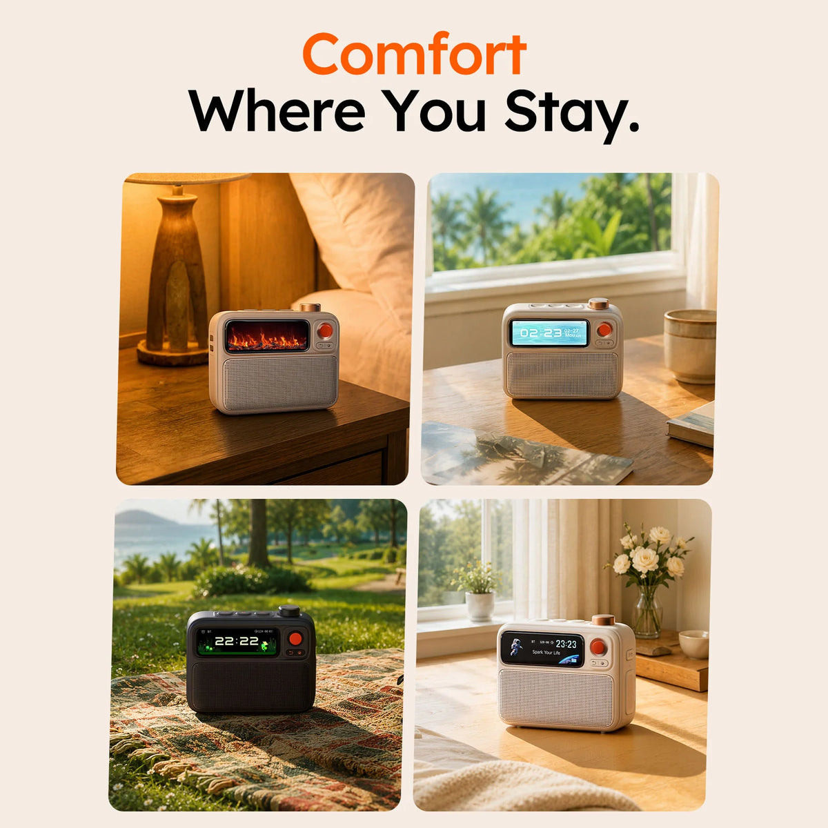 Divoom International Bedside Bluetooth Speaker