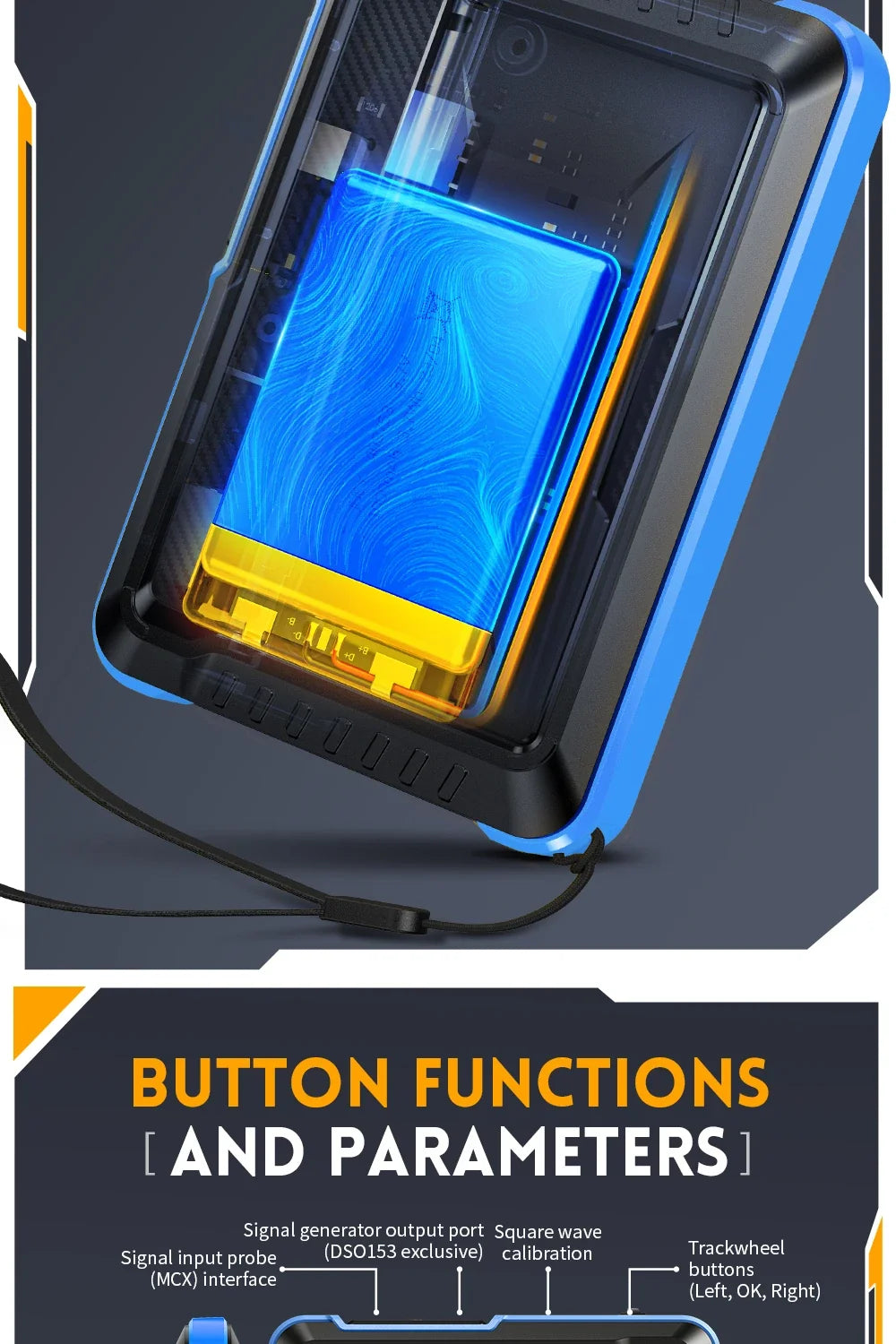FNIRSI Handheld Digital Oscilloscope and Waveform Generator