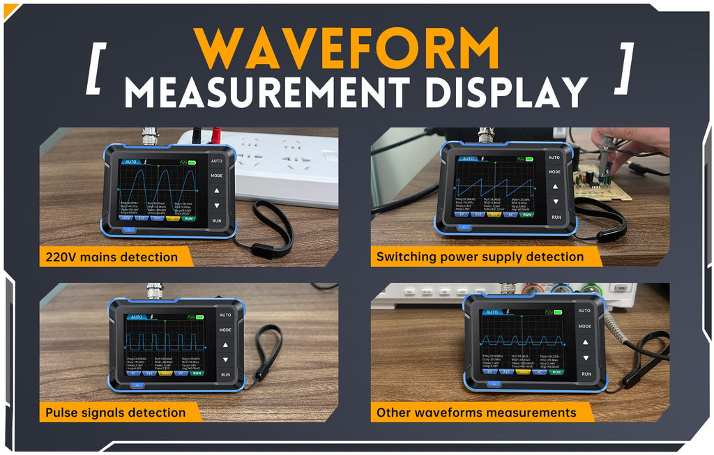 FNIRSI Handheld Digital Oscilloscope and Waveform Generator
