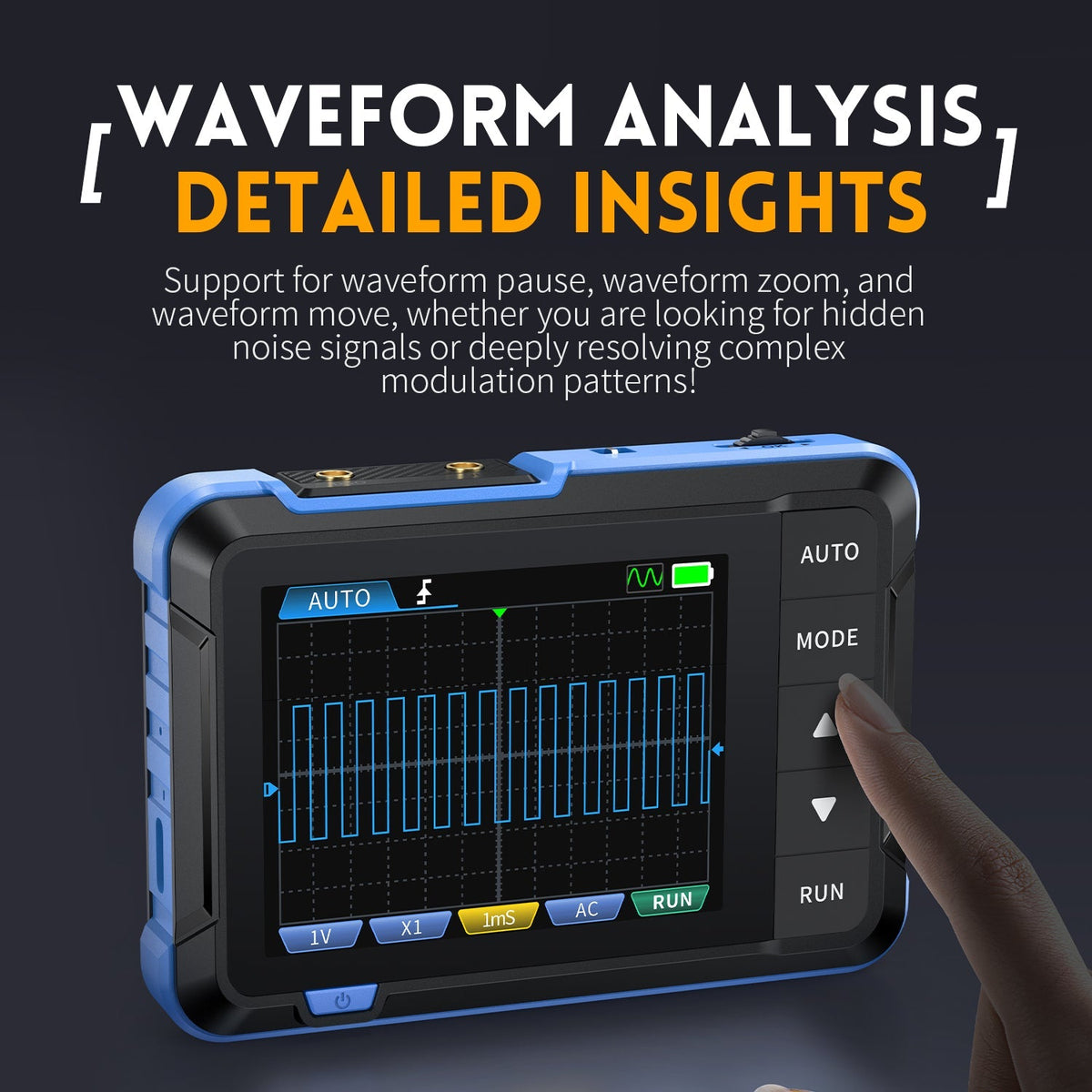 FNIRSI Handheld Digital Oscilloscope and Waveform Generator