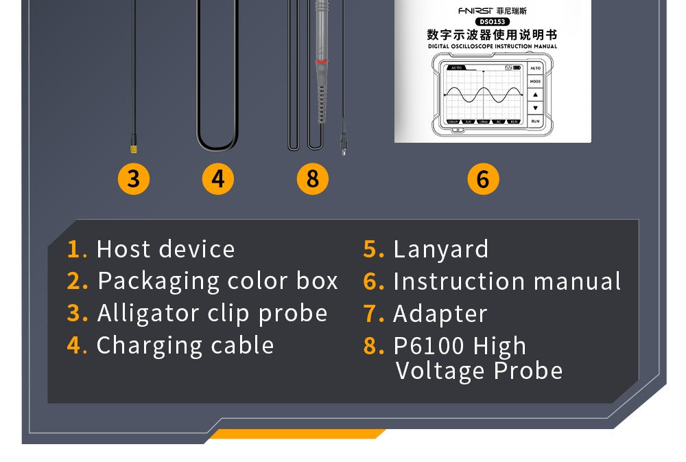 FNIRSI Handheld Digital Oscilloscope and Waveform Generator