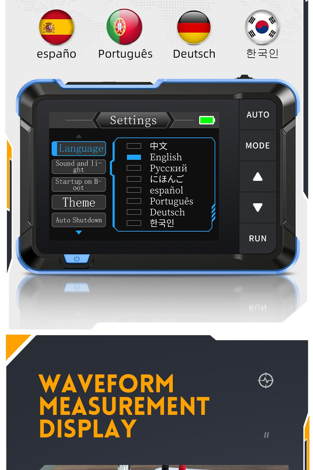 FNIRSI Handheld Digital Oscilloscope and Waveform Generator