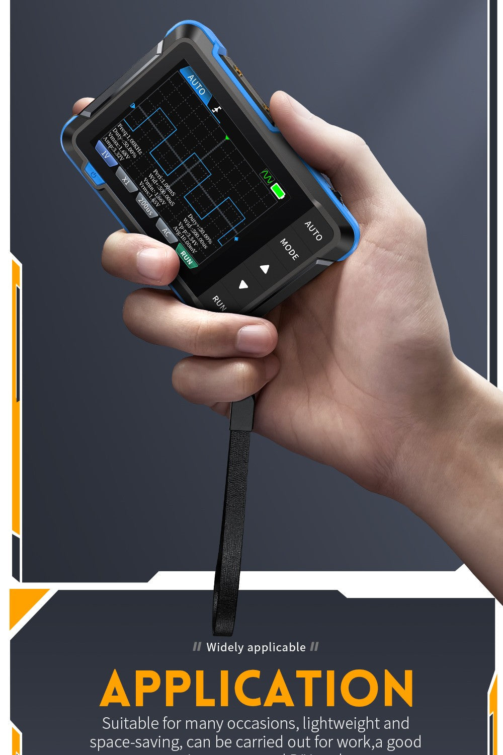FNIRSI Handheld Digital Oscilloscope and Waveform Generator