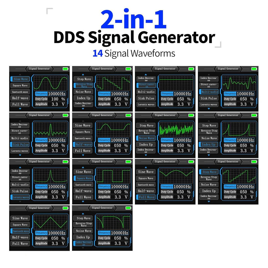 FNIRSI Handheld Digital Oscilloscope and Waveform Generator