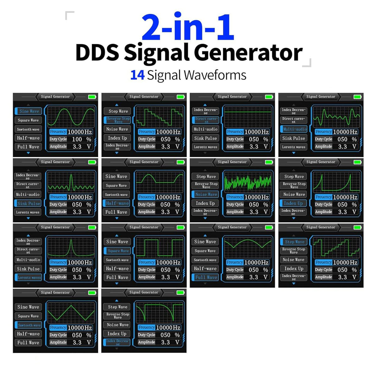FNIRSI Handheld Digital Oscilloscope and Waveform Generator