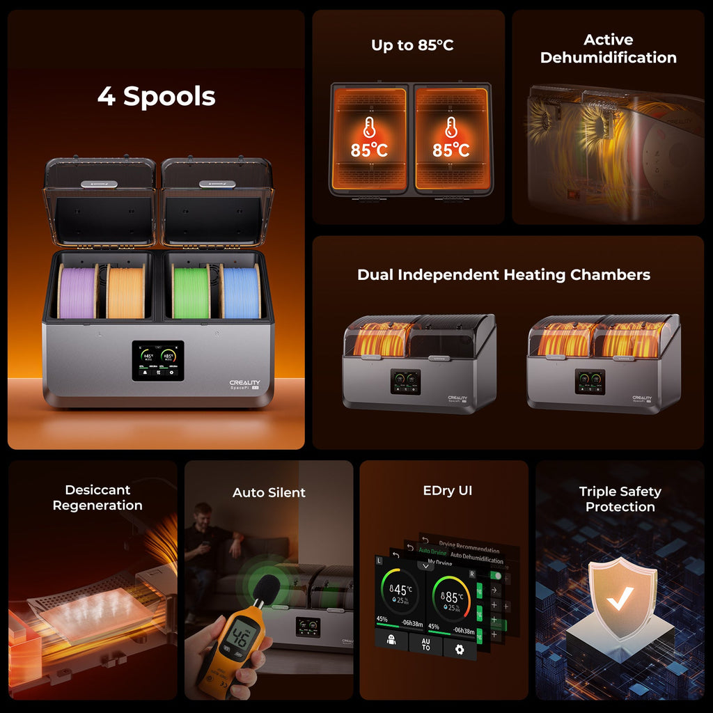 Creality USA Four-Spool Filament Dryer