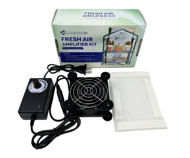 Midwest Grow Kit's Greenhouse Ventilation Fan Kit