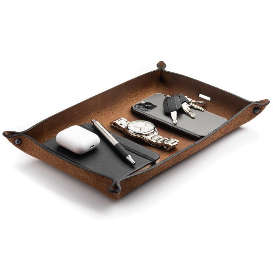 Main Street Forge Leather Valet Tray