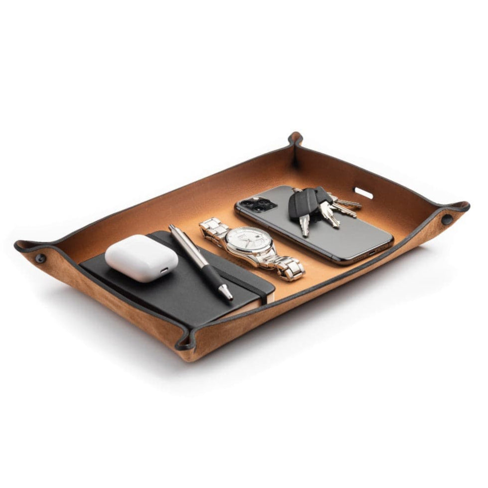 Main Street Forge Leather Valet Tray