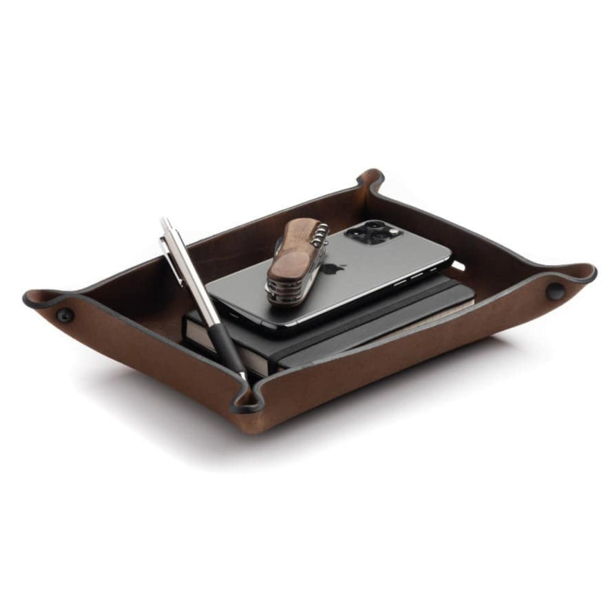 Main Street Forge Leather Valet Tray