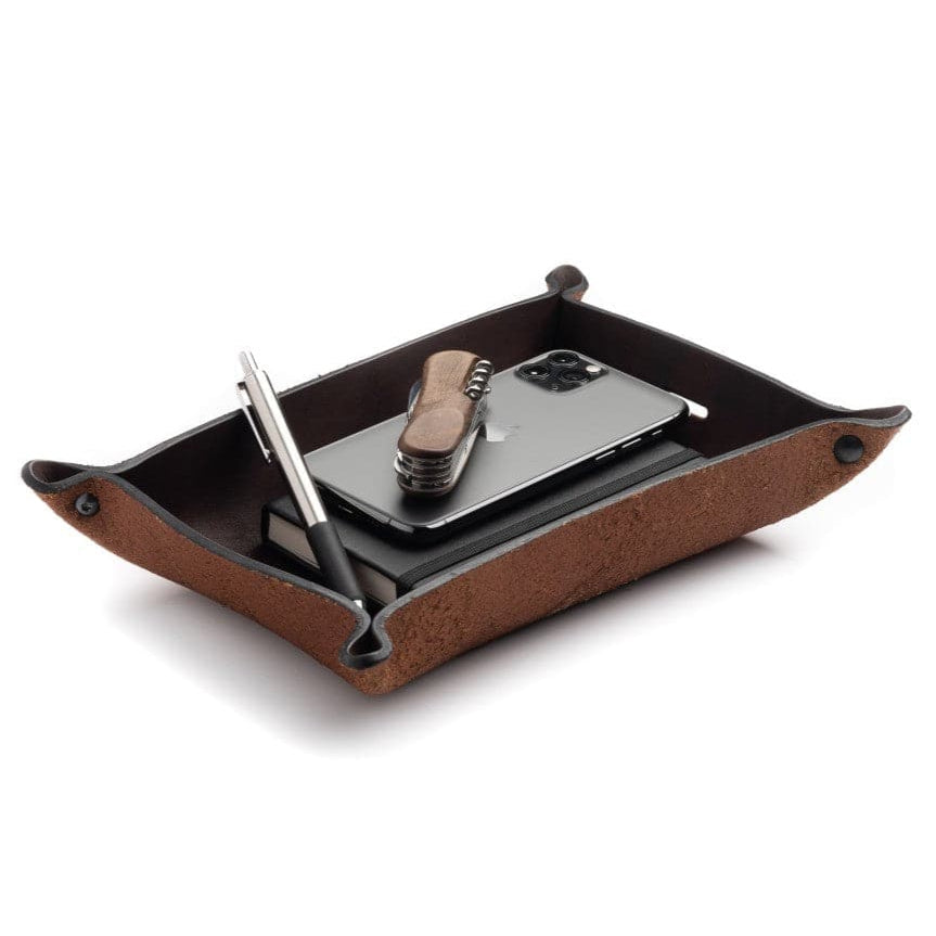 Main Street Forge Leather Valet Tray