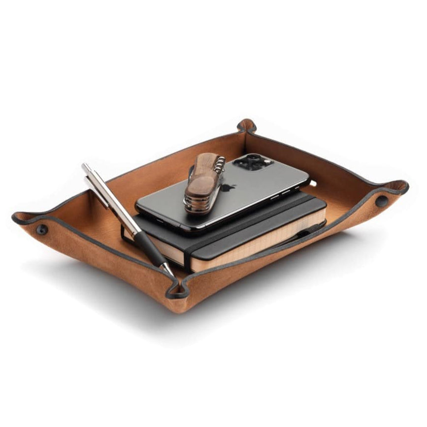 Main Street Forge Leather Valet Tray