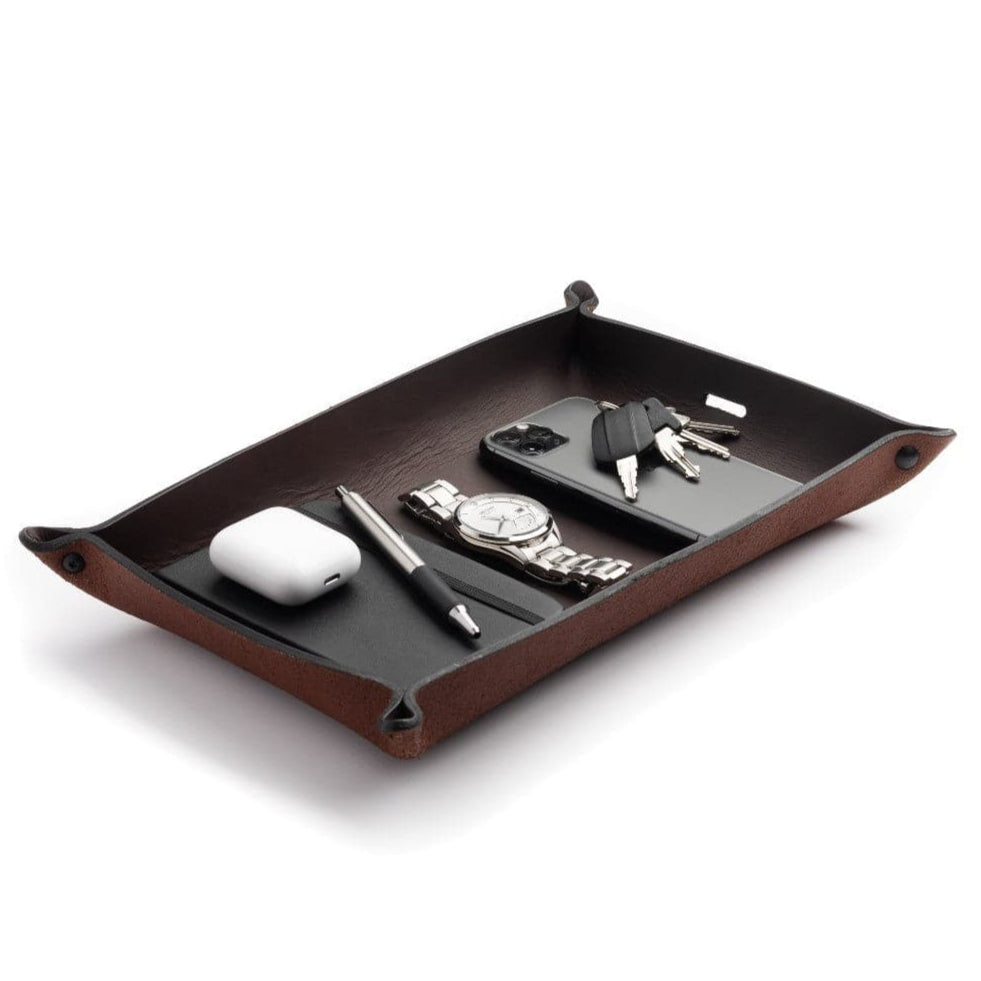 Main Street Forge Leather Valet Tray