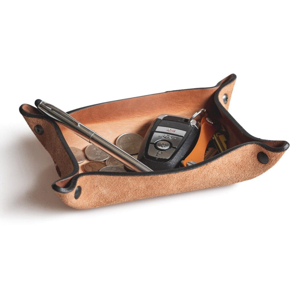 Main Street Forge Leather Valet Tray