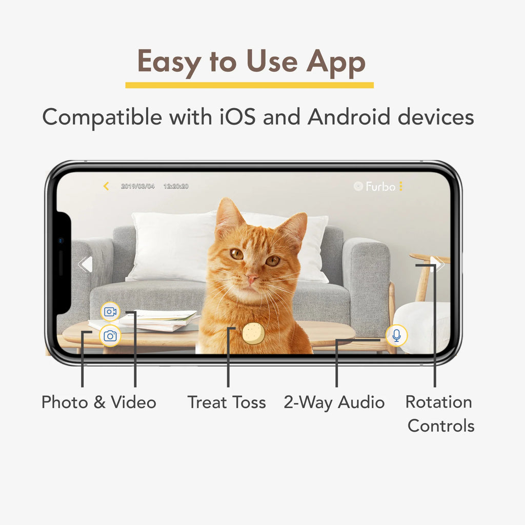Furbo Dog Camera Rotating Pet Camera