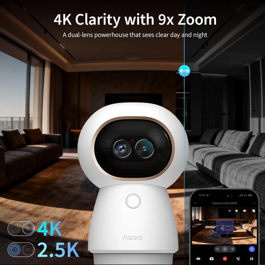Aqara LLC Pan-Tilt Security Camera and Smart Home Hub