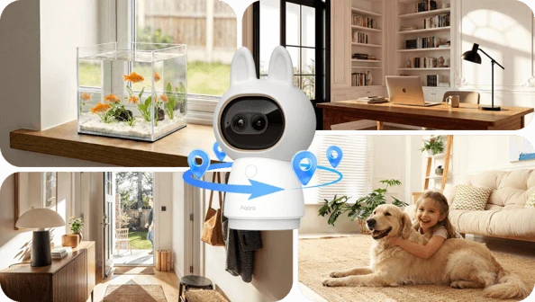 Aqara LLC Pan-Tilt Security Camera and Smart Home Hub