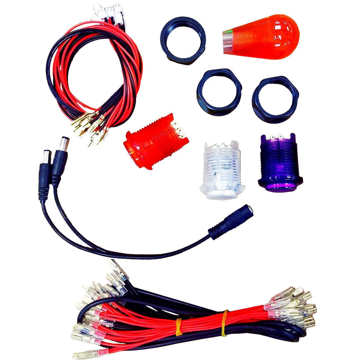 DIY Retro Arcade Galaga Arcade1Up LED Control Deck Upgrade Kit